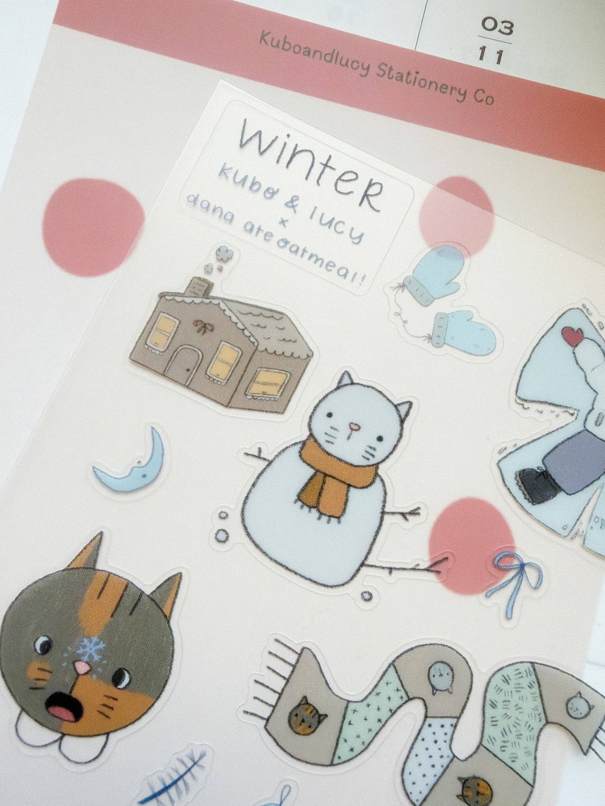Four Seasons Sticker Sheet | Kuboandlucy x Dana Ate Oatmeal