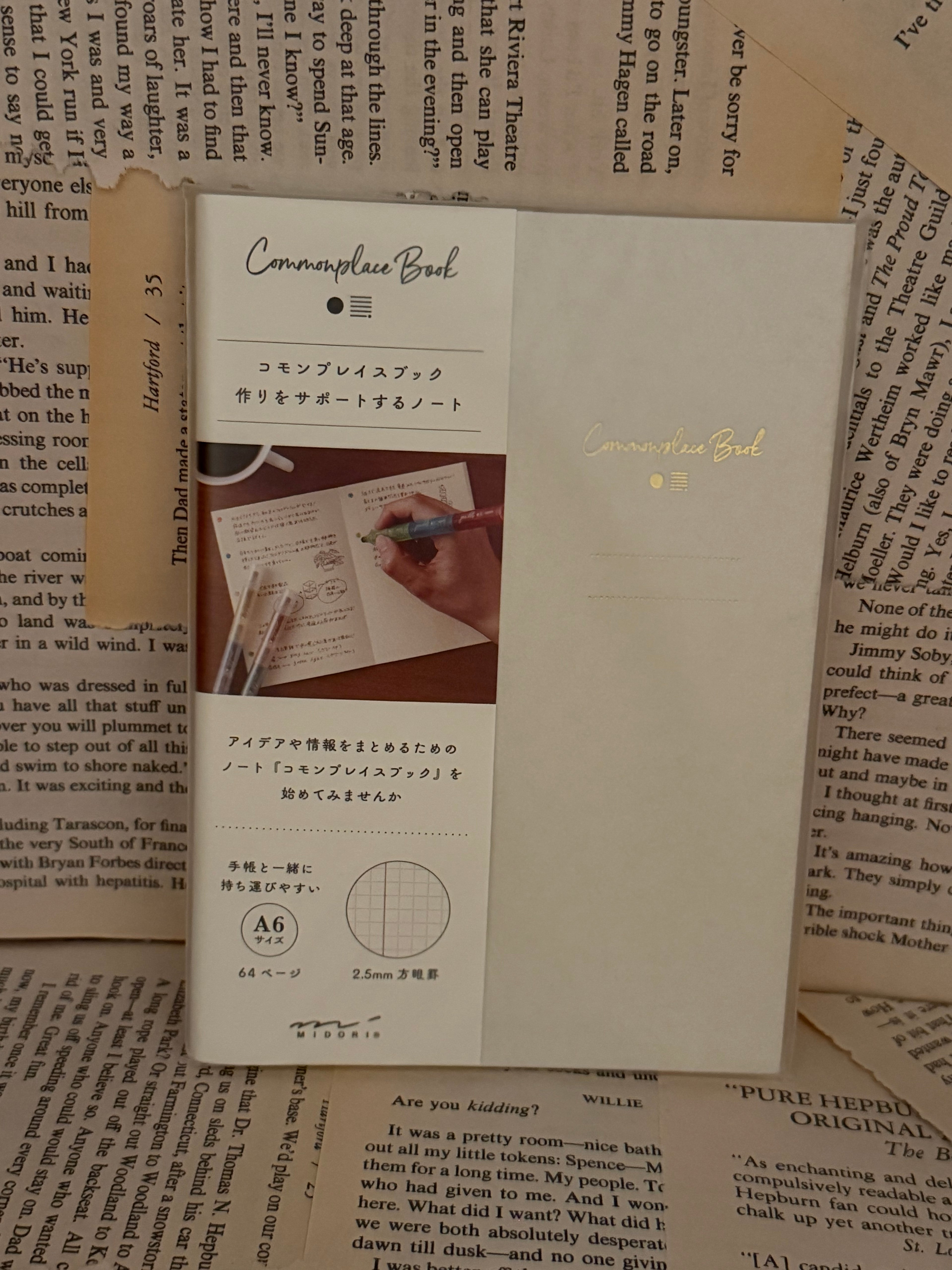 Commonplace Notebook A6 Beige