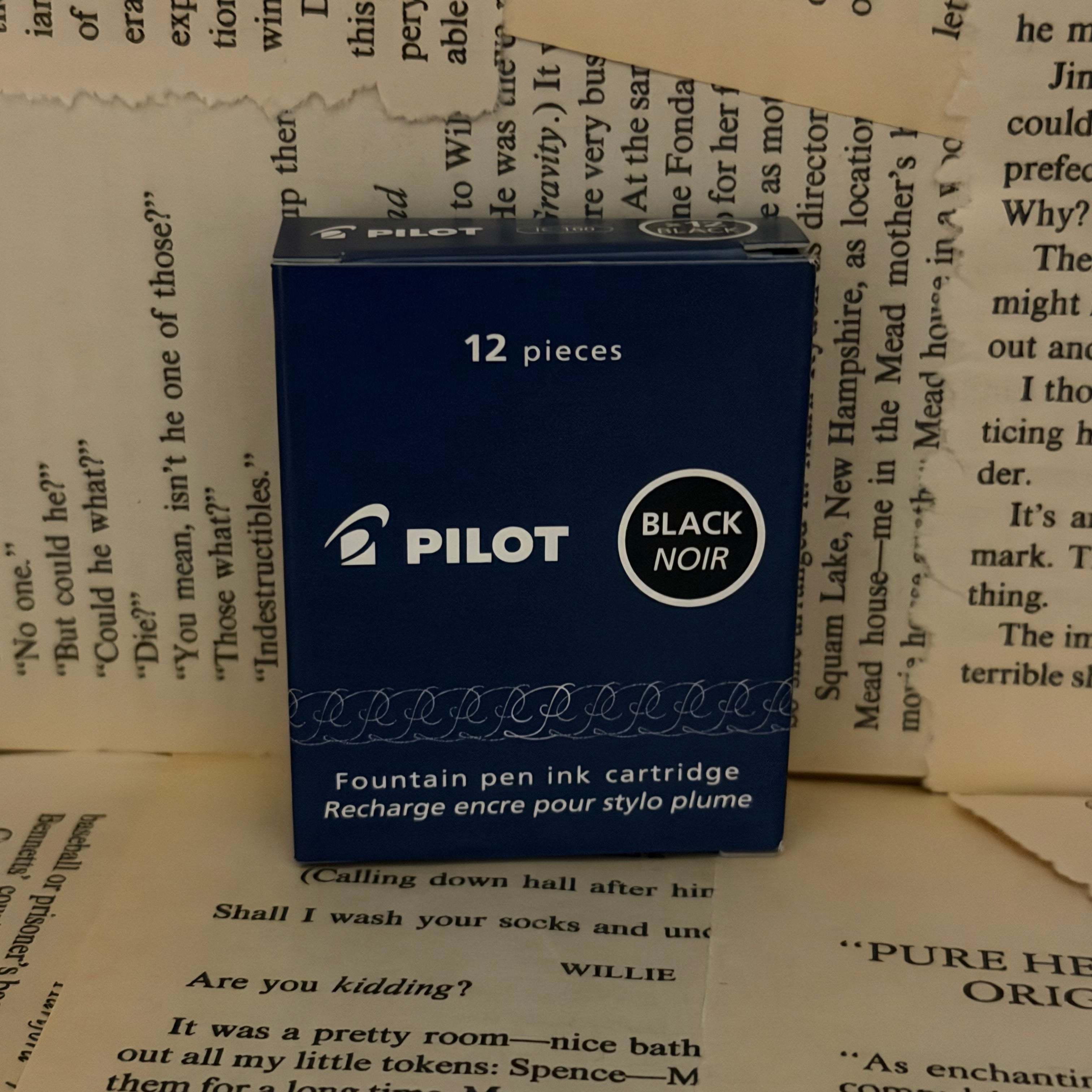 Pilot Namiki Foutain Pen Black Ink (12pcs)