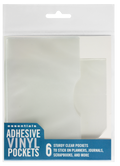Adhesive Vinyl Pockets for Journals and Planners