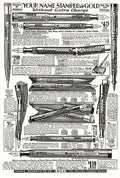 Fountain Pen Catalog Postcard