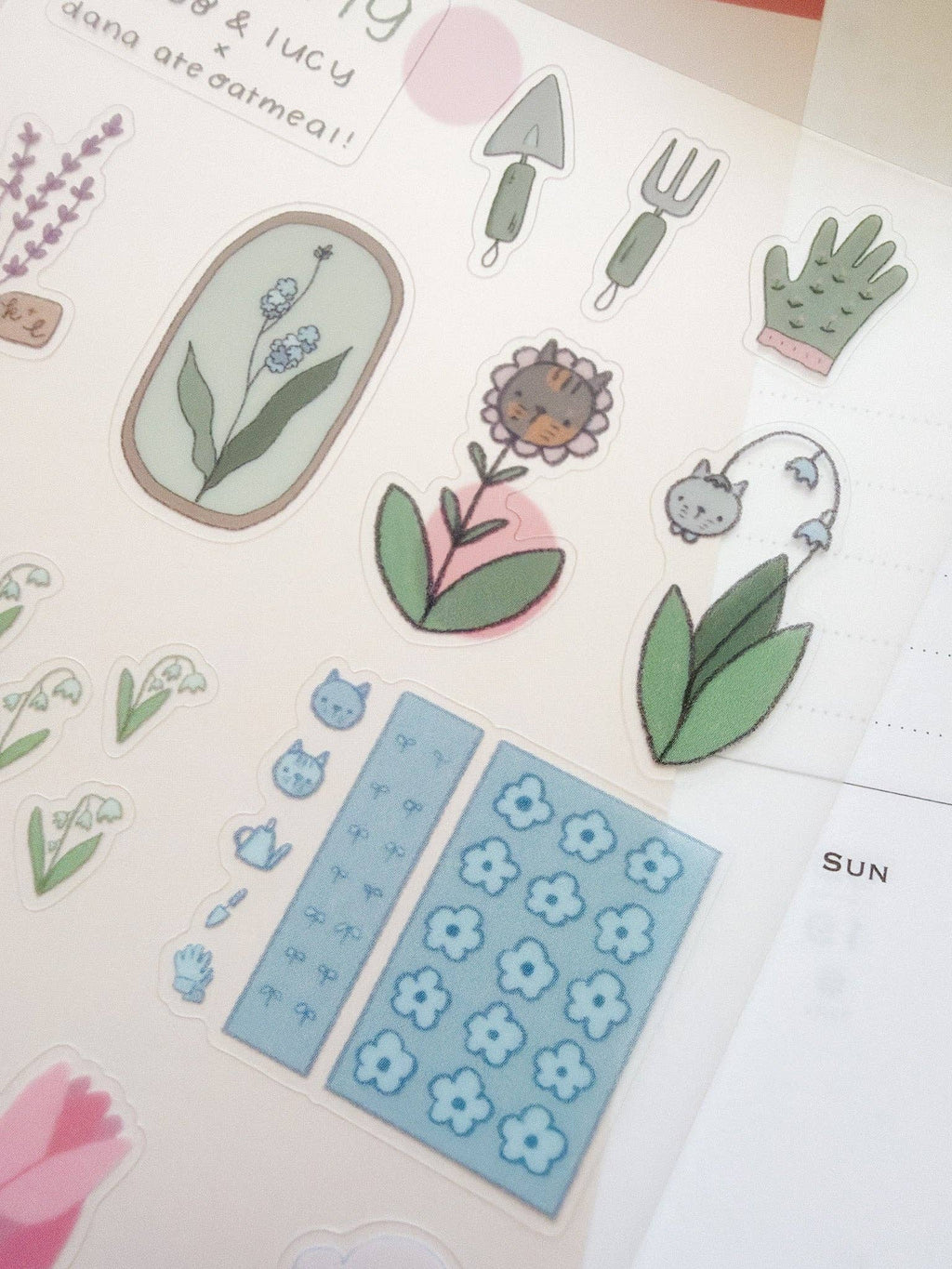 Four Seasons Sticker Sheet | Kuboandlucy x Dana Ate Oatmeal