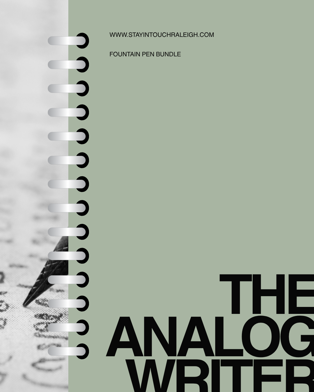 the analog writer | fountain pen bundle