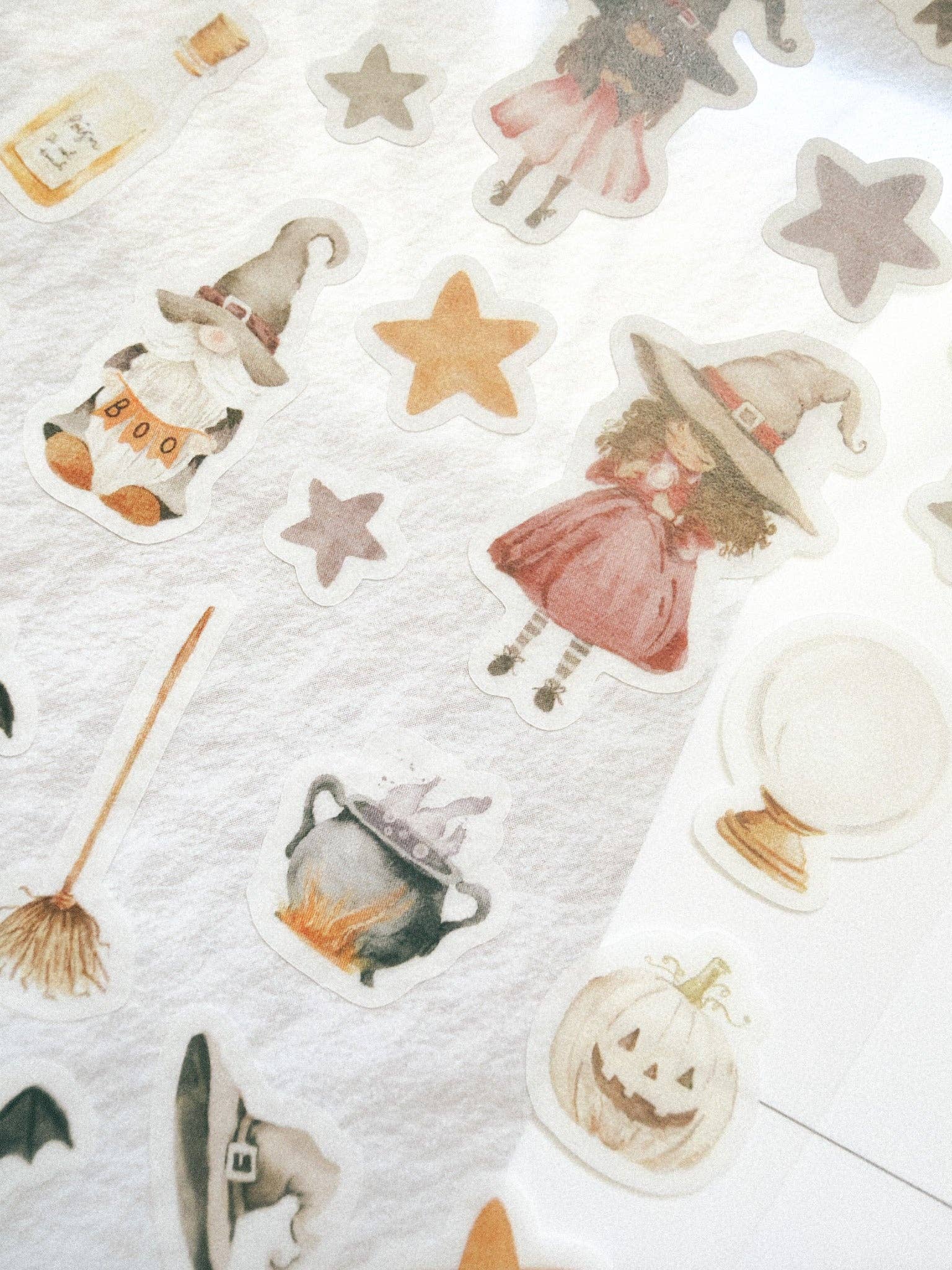 Spooky Halloween Sticker Sheet | Kuboandlucy Stationery Co