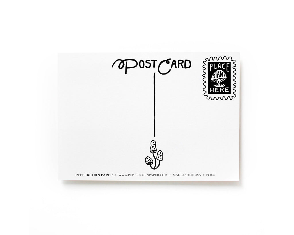 Pigeon Post Forest Animal Postcard