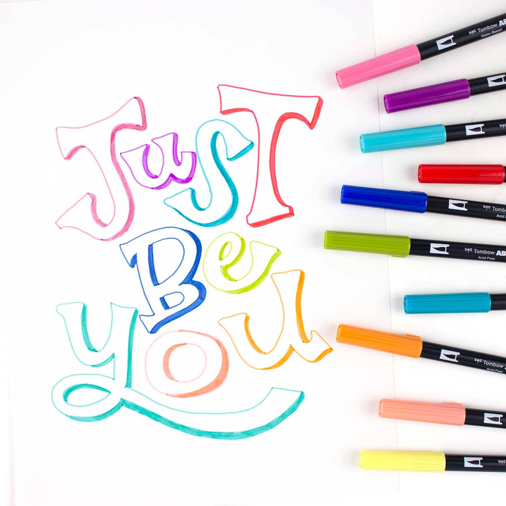 Tombow Dual Brush Pen Art Markers: Retro - 10-Pack