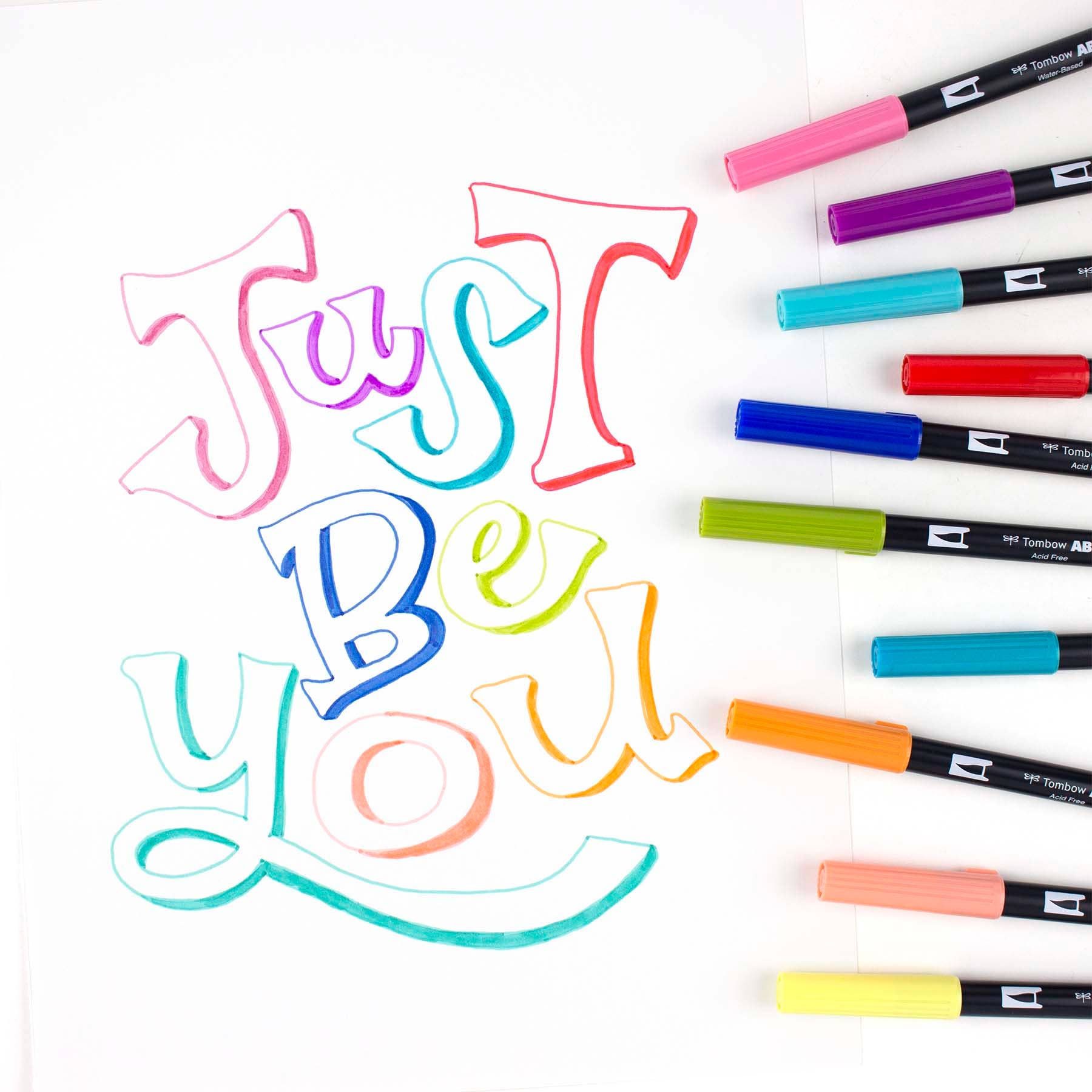 Tombow Dual Brush Pen Art Markers: Retro - 10-Pack