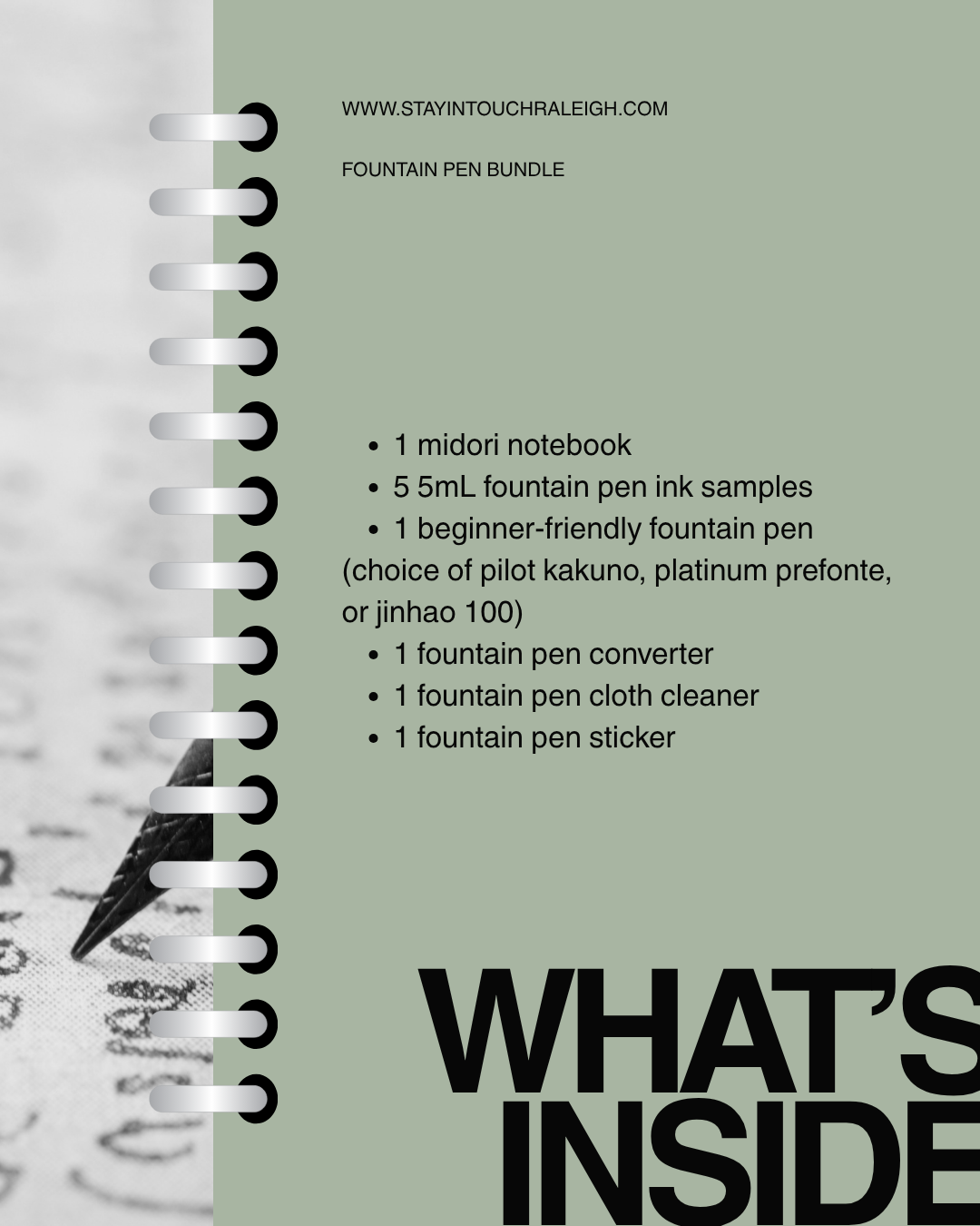 the analog writer | fountain pen bundle