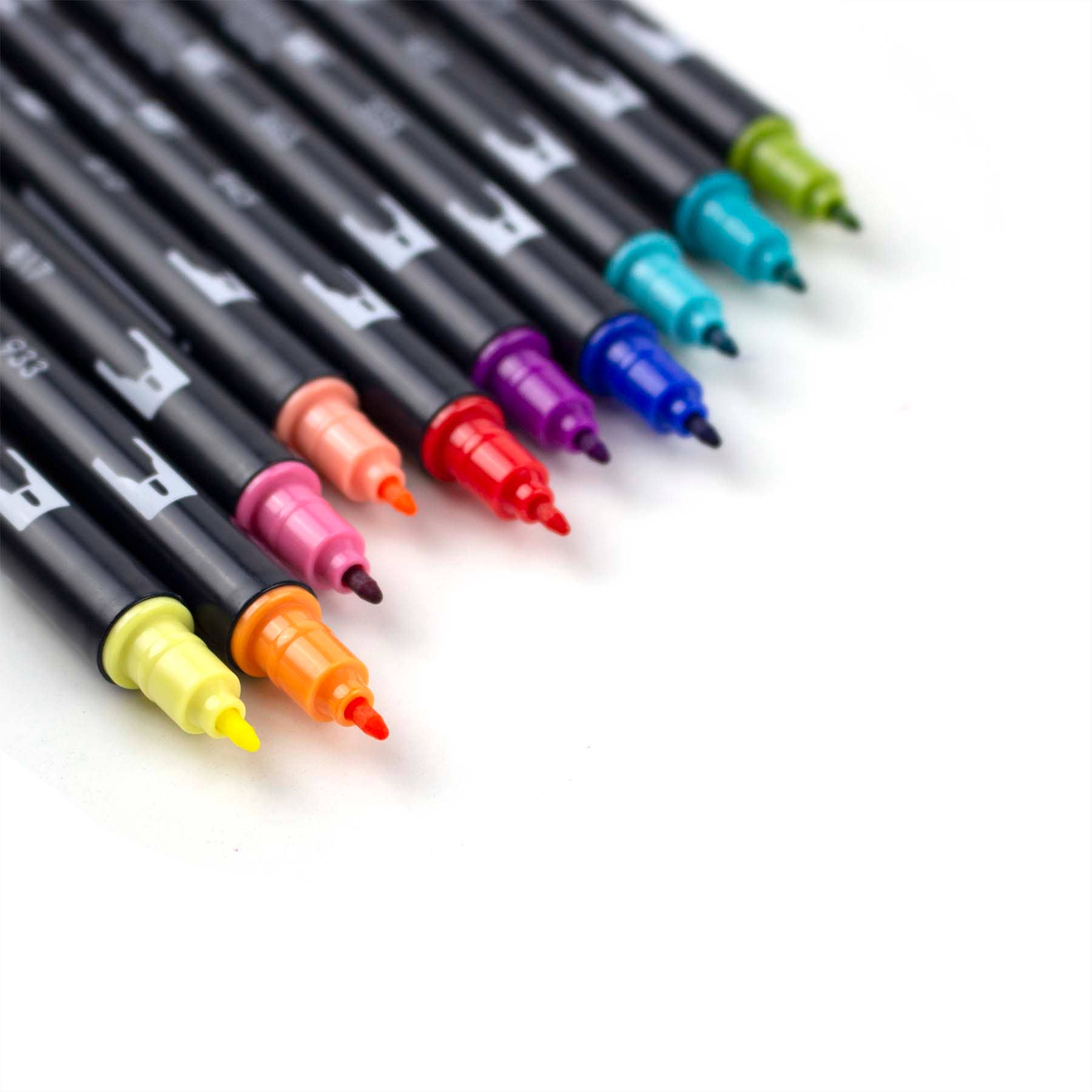 Tombow Dual Brush Pen Art Markers: Retro - 10-Pack
