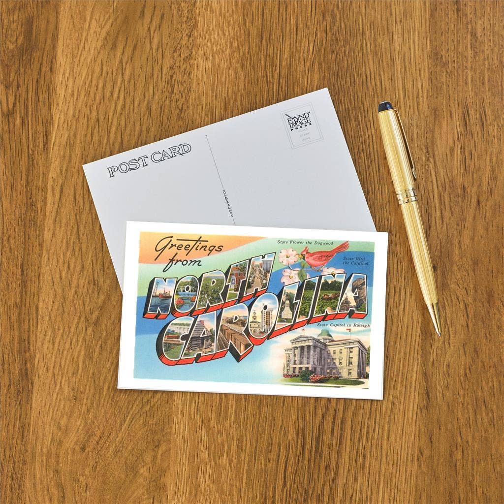 Greetings from North Carolina Postcard (NC-264)