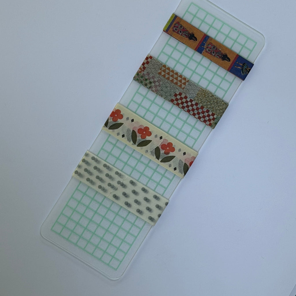 compact washi tape sampler holder | curated mix of 4–5 designs