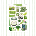 Green-Core Aesthetic • Trinkets & Tidbits Sticker Sheet