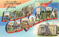 Greetings from North Carolina Postcard (NC-264)
