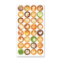 Coffee Foam Art Sticker Sheet