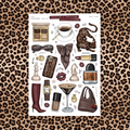 Espresso Girlie • Doodles & Drawings Deco Sticker Sheet