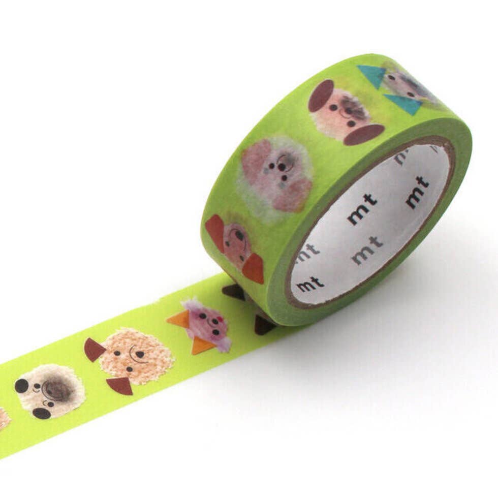 MT Washi Tape: Puppy's Face