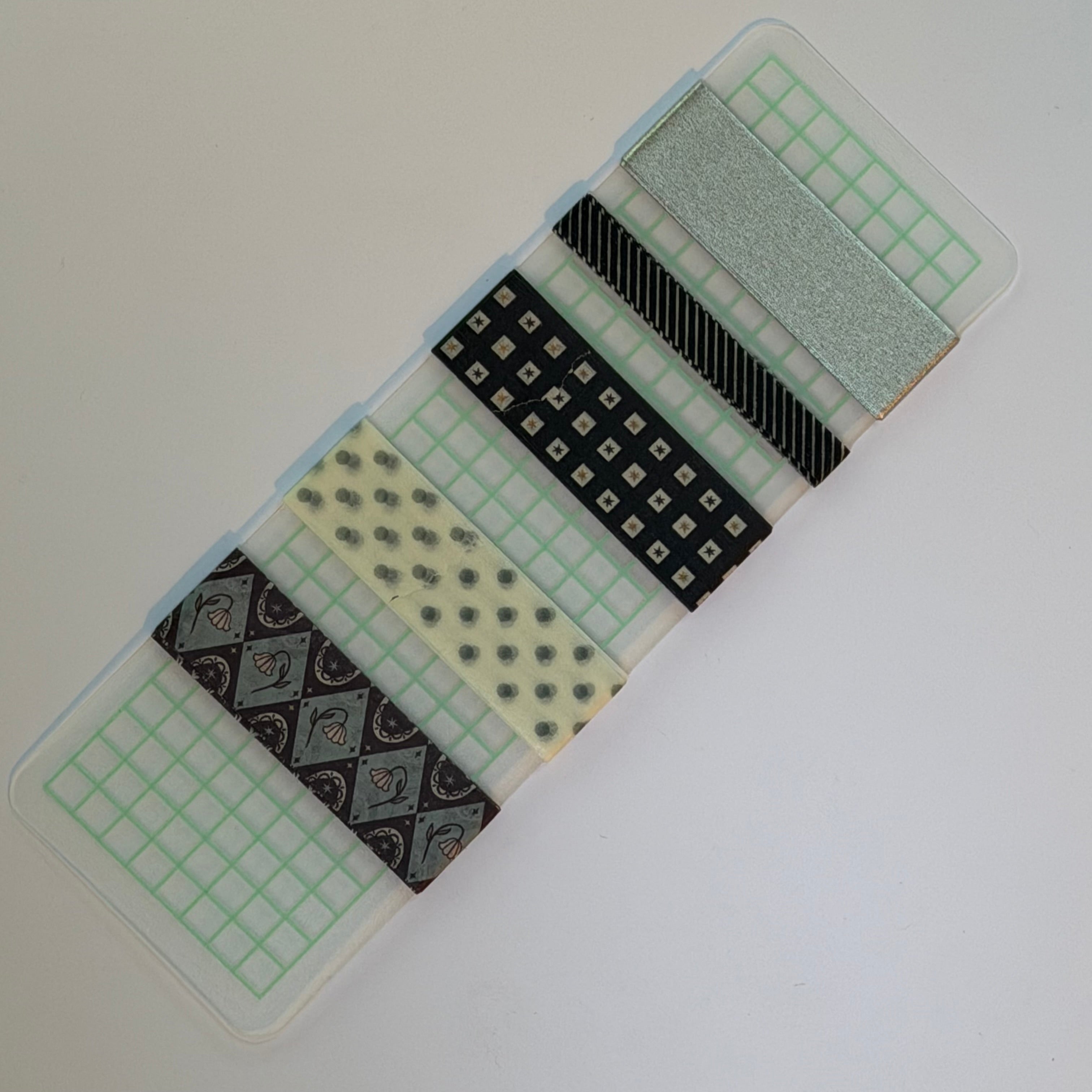 compact washi tape sampler holder | curated mix of 4–5 designs