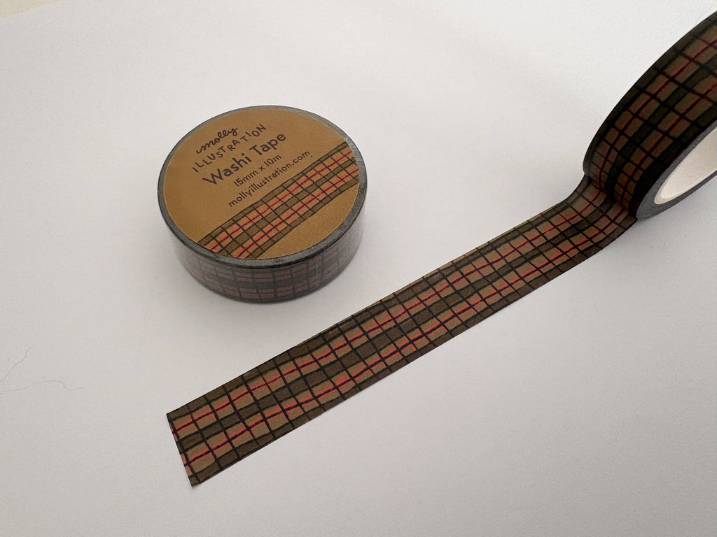 Wonky Plaid Decorative Washi Tape