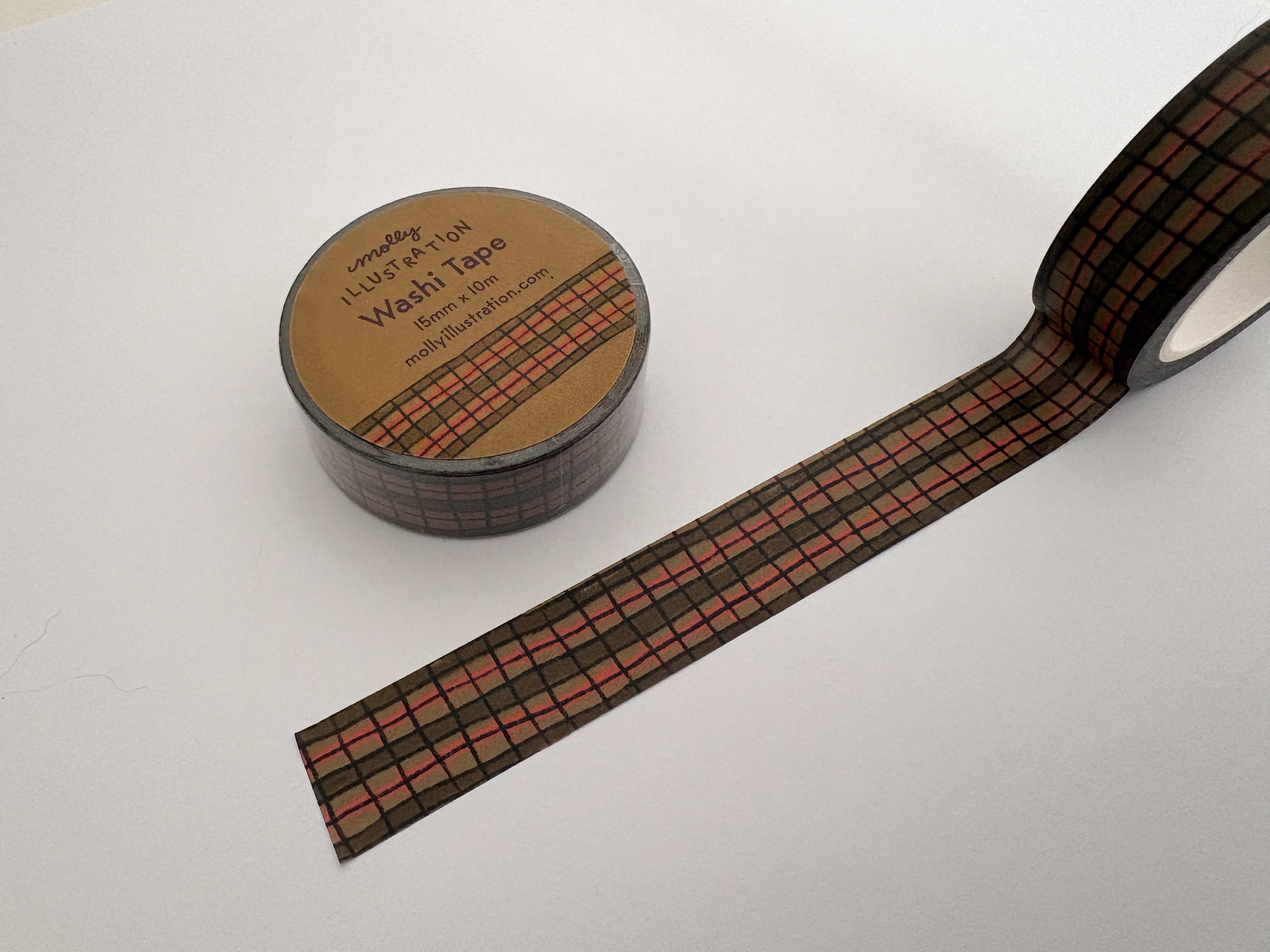 Wonky Plaid Decorative Washi Tape