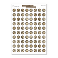 Light Typewriter Key Letters • Letters & More Sticker Sheet