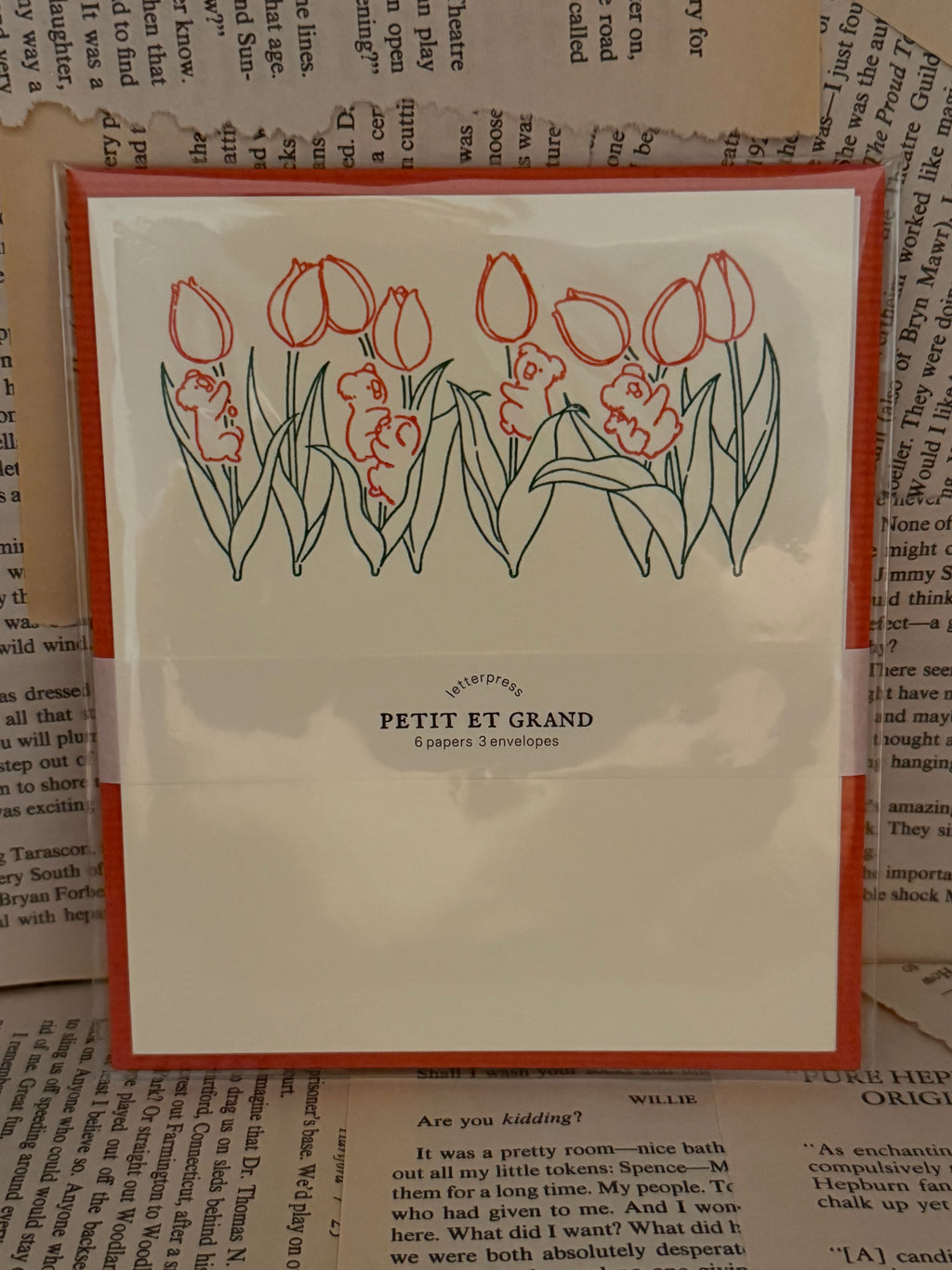 El Commun Petit et Grand Letterset Koala (paper +envelopes)