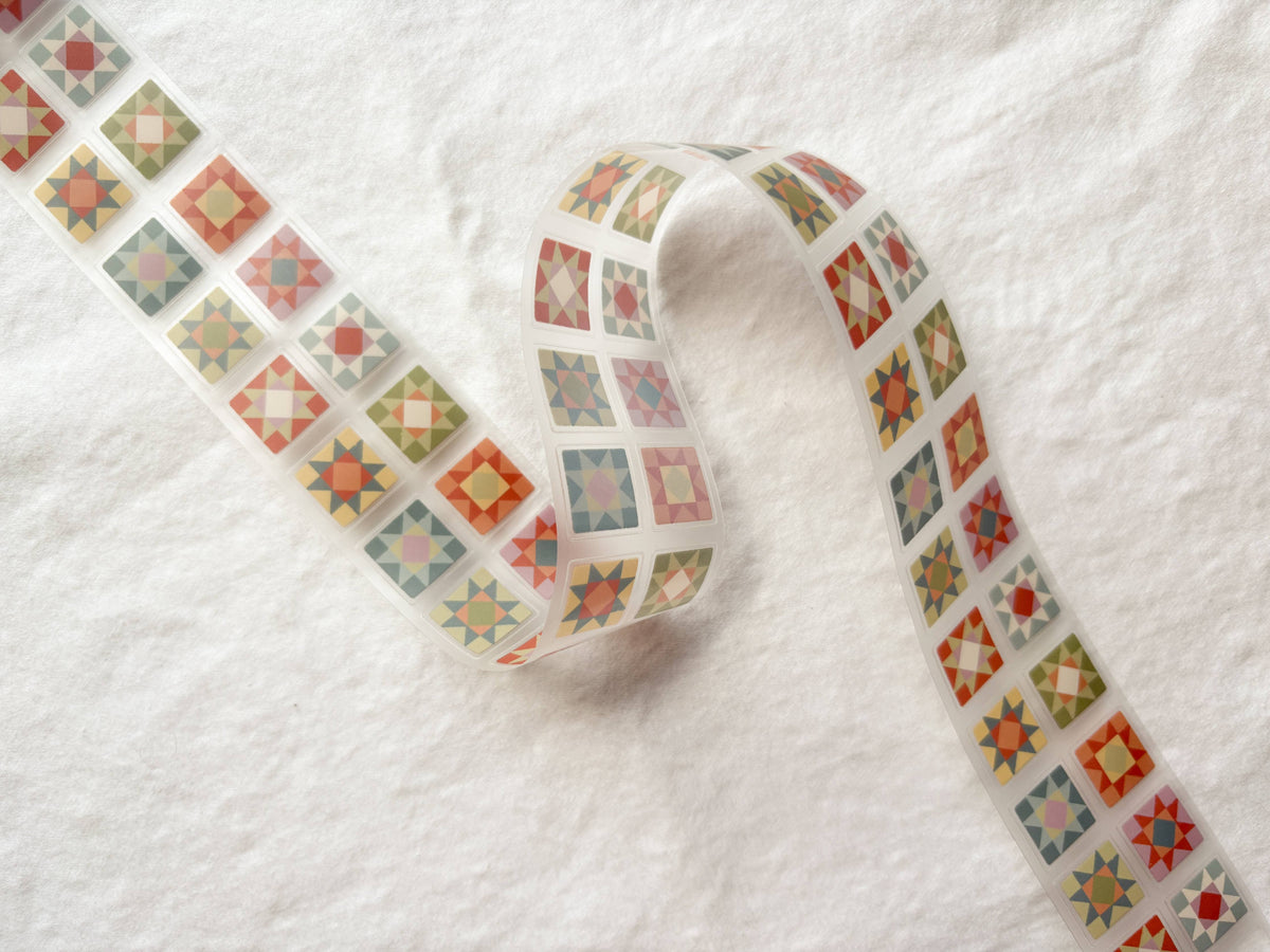 Whimsy Quilt Squares PET Tape | Taylor Ryan Designs