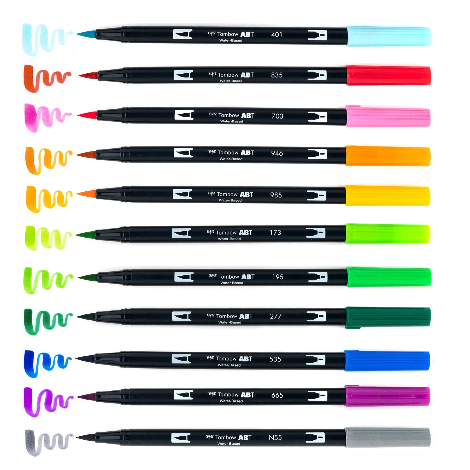 Tombow Dual Brush Pen Art Markers, Watercolor Favorites, Bonus Pack