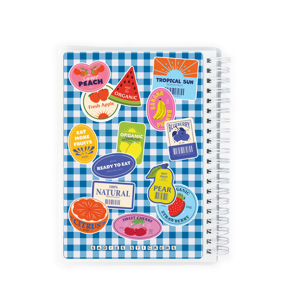 Reusable Sticker Book (Fresh Fruit Labels)
