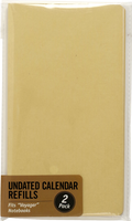 Voyager Notebook Undated Calendar