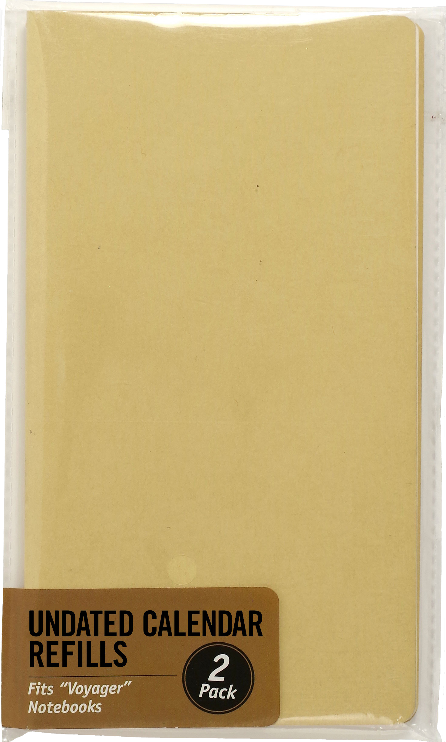 Voyager Notebook Undated Calendar