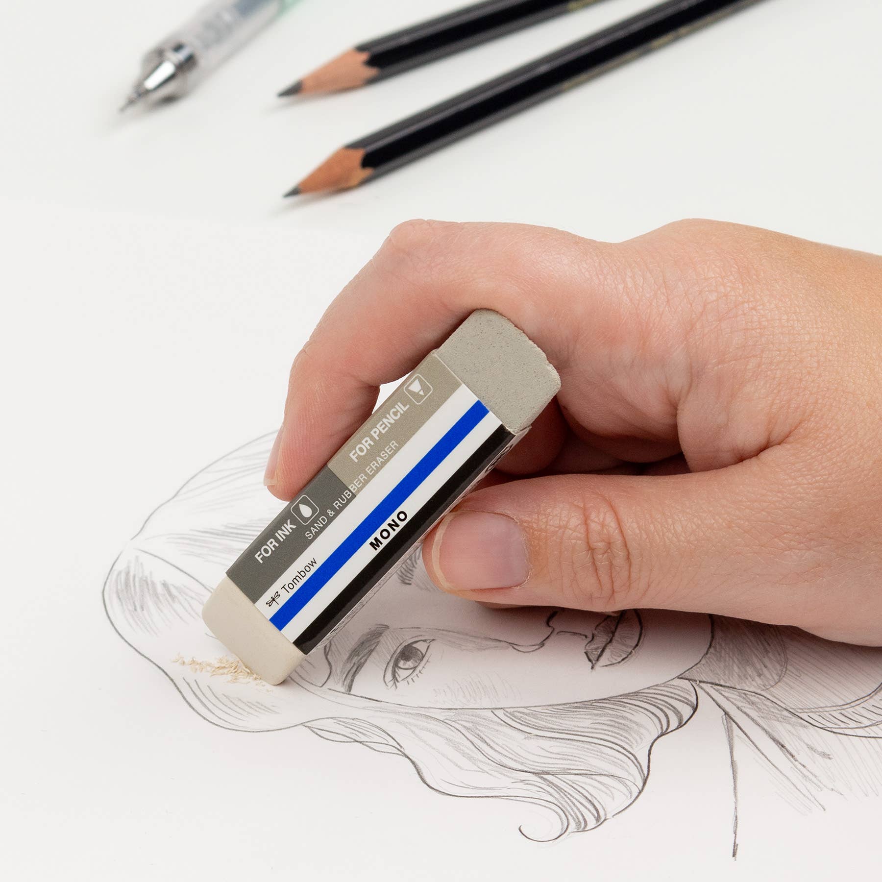 Tombow MONO Sand and Rubber Eraser