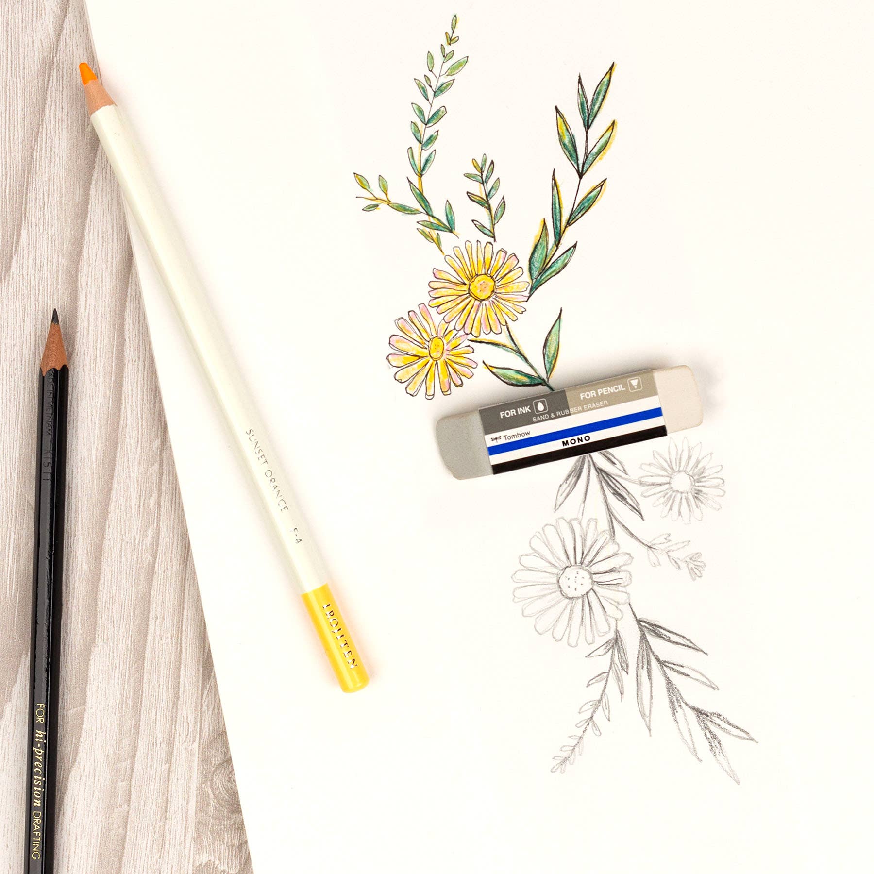 Tombow MONO Sand and Rubber Eraser