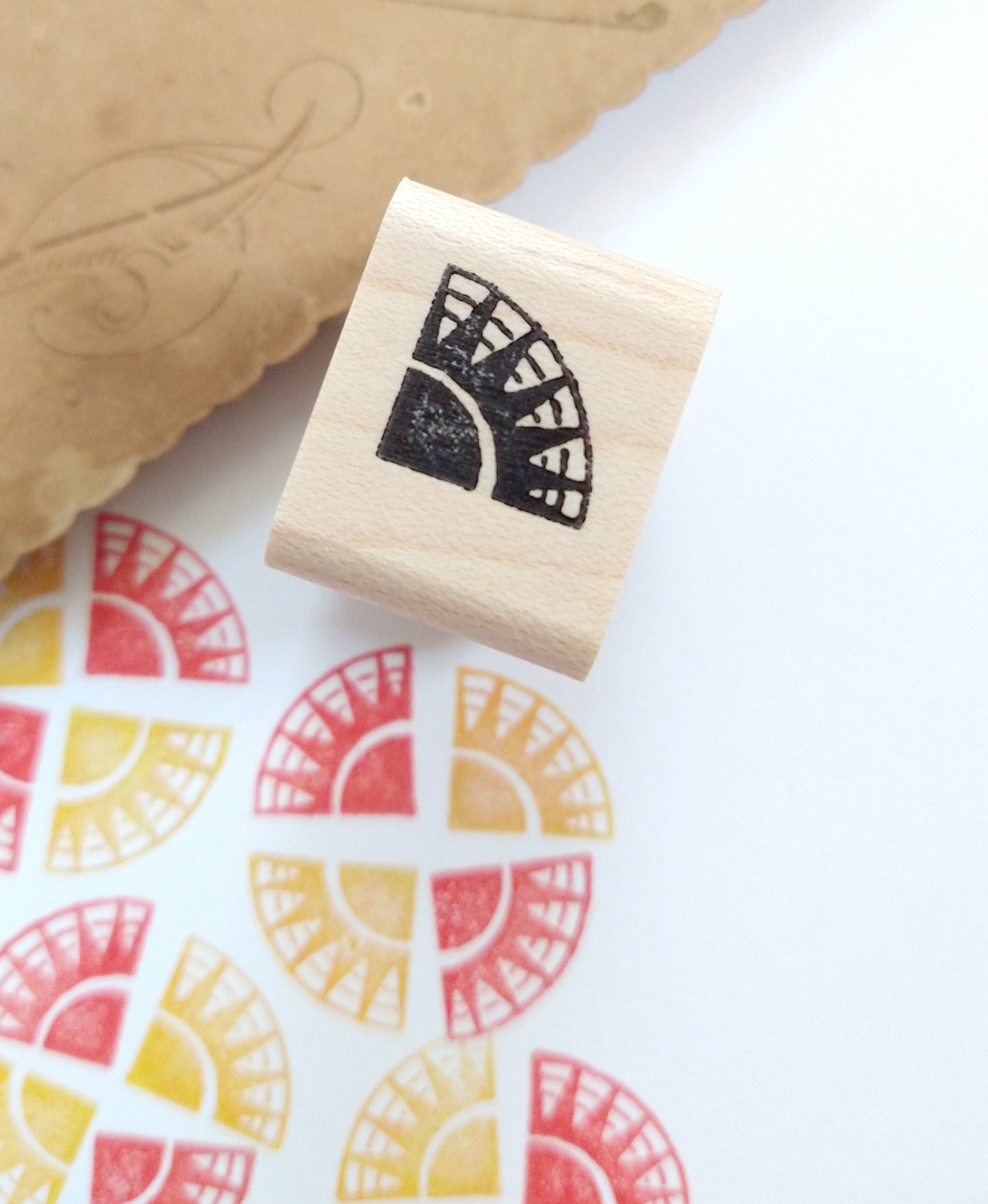 Sunshine Corner Rubber Stamp