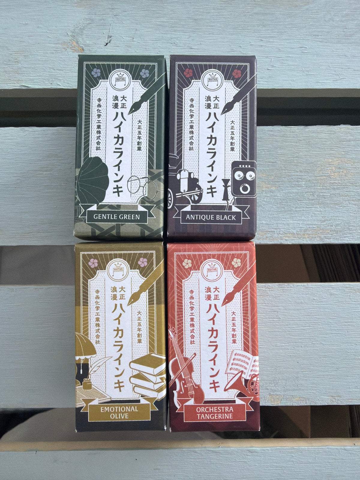 Teranishi Guitar Taisho Roman Fountain Pen Ink - 12 mL