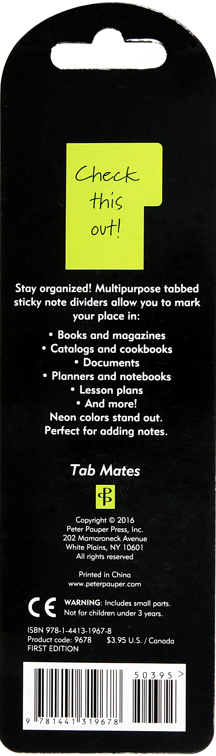 Tab Mates Sticky Notes (Set of 120)