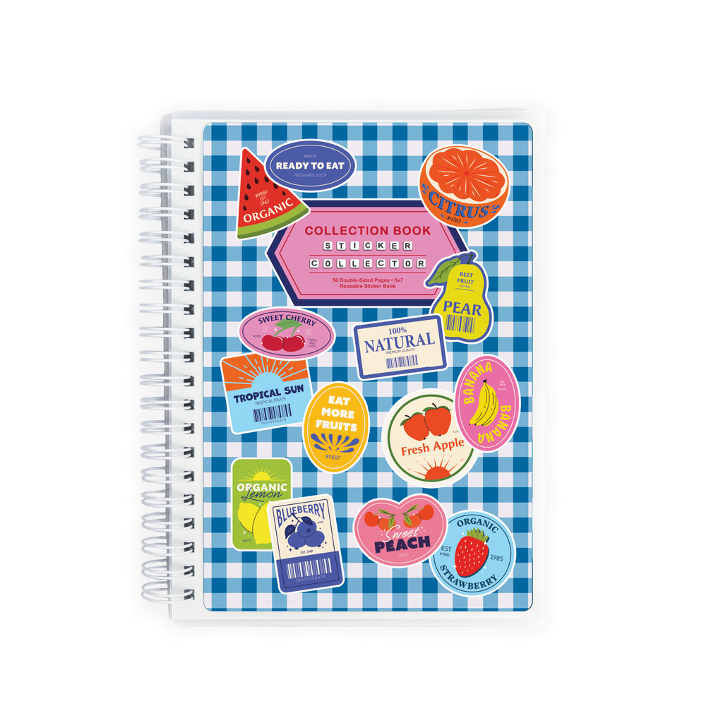 Reusable Sticker Book (Fresh Fruit Labels)