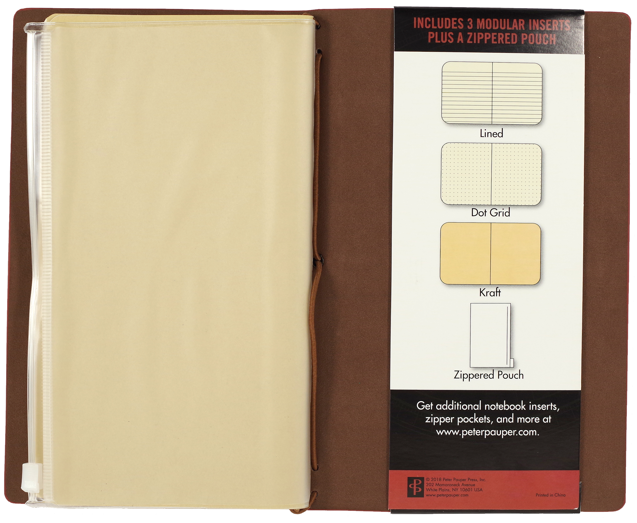 Burgundy Voyager Notebook
