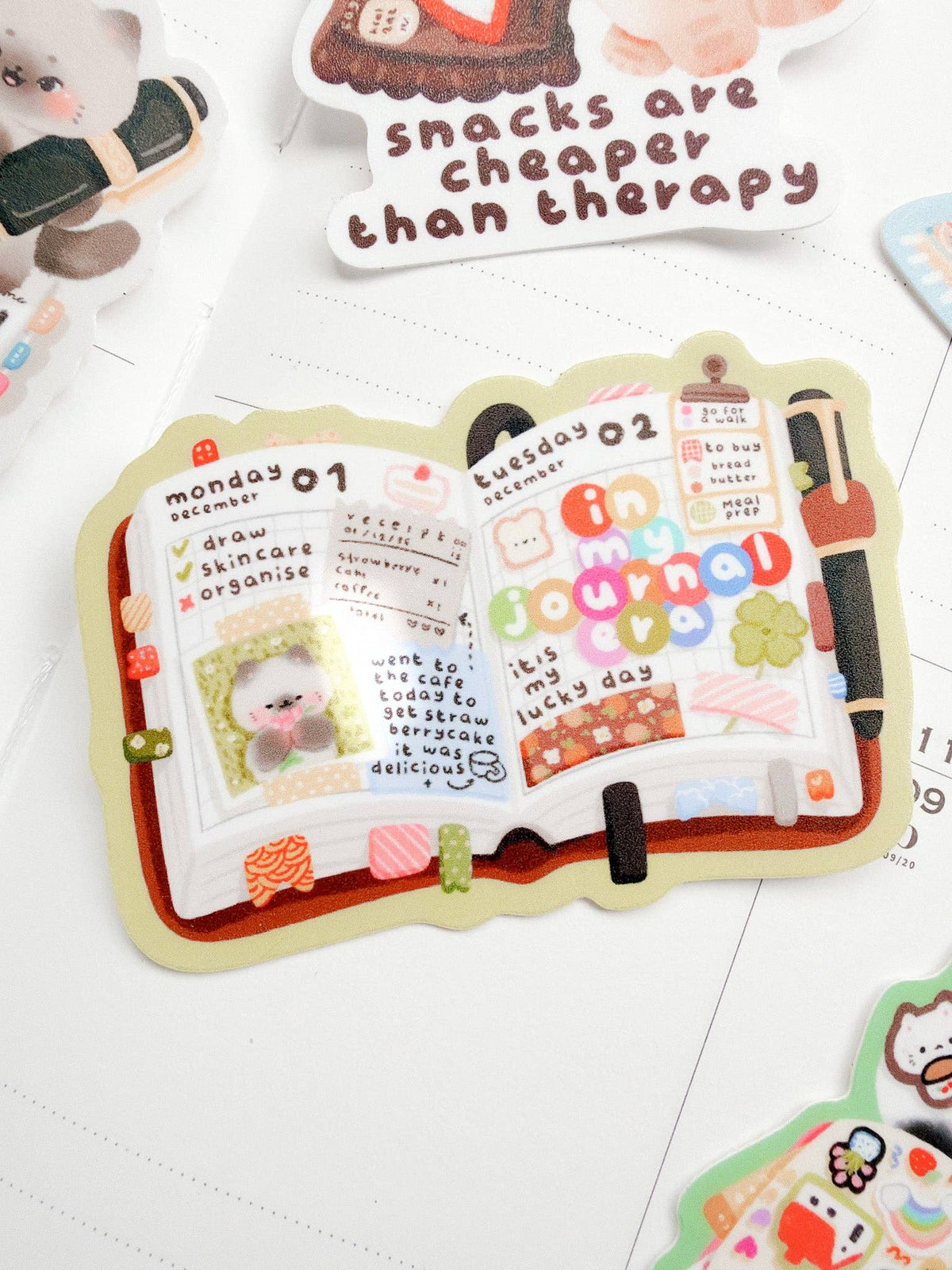 In My Journal Era Vinyl Sticker | Kuboandlucy