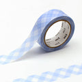 MT Washi Tape: Thick Checkered Pastel Ultramarine