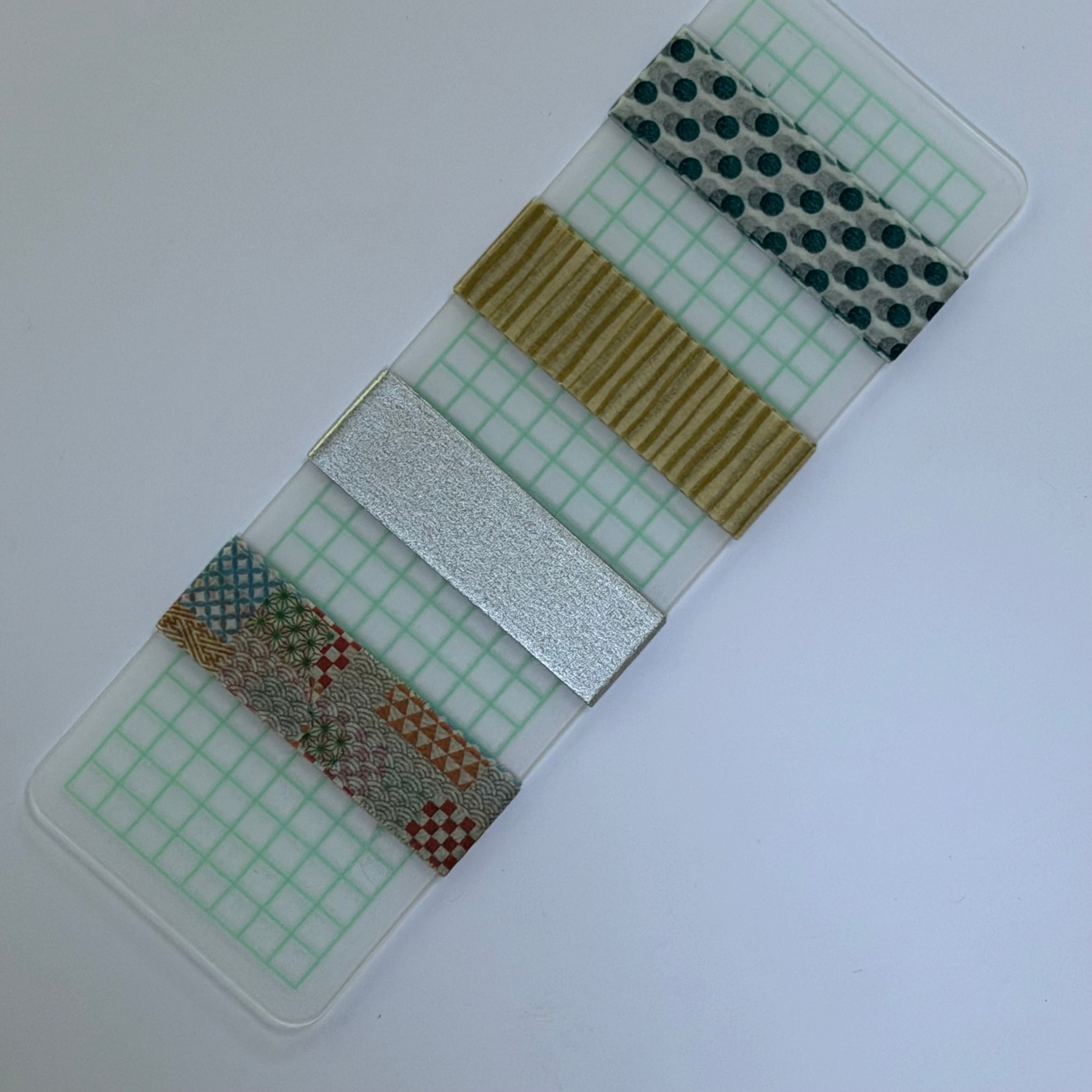 compact washi tape sampler holder | curated mix of 4–5 designs