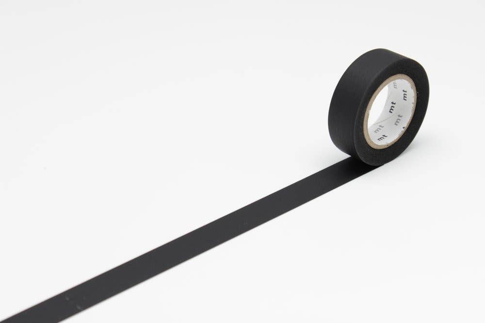 MT Washi Tape: Matte Black