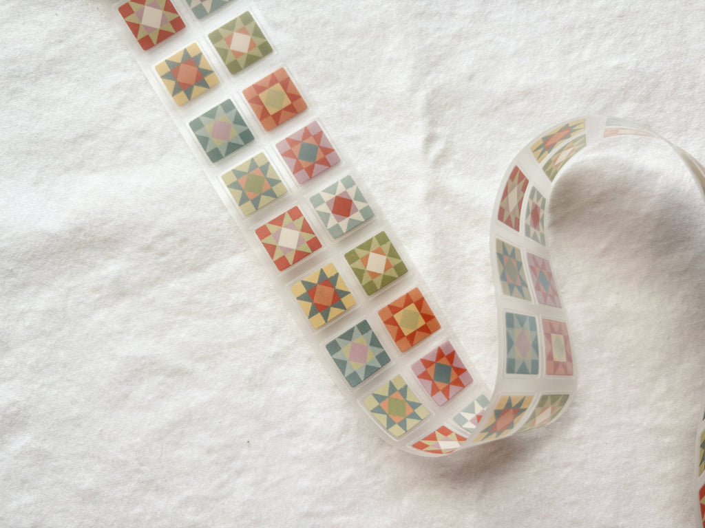 Whimsy Quilt Squares PET Tape | Taylor Ryan Designs
