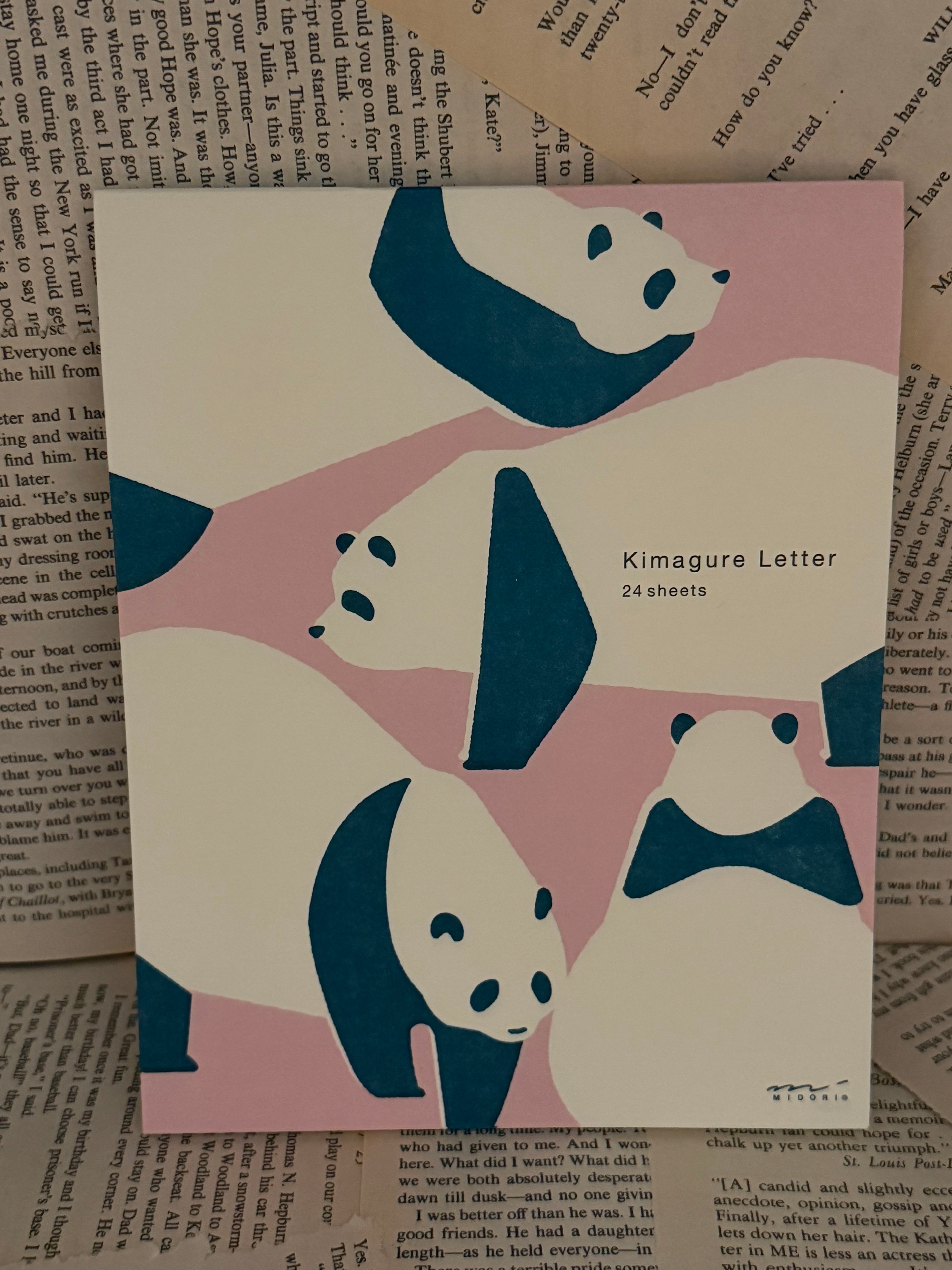 Midori Kimagure Panda Letterpad
