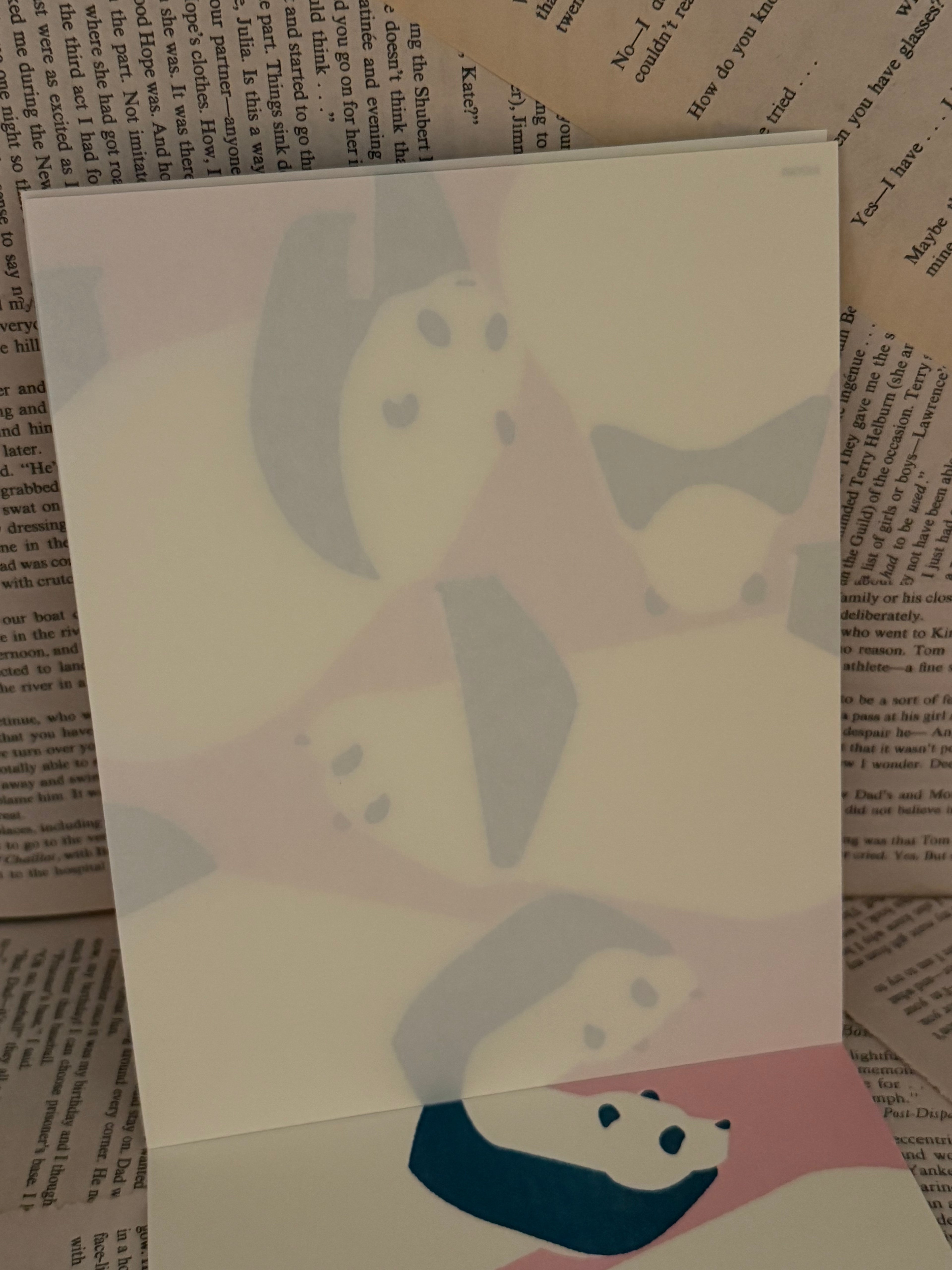 Midori Kimagure Panda Letterpad