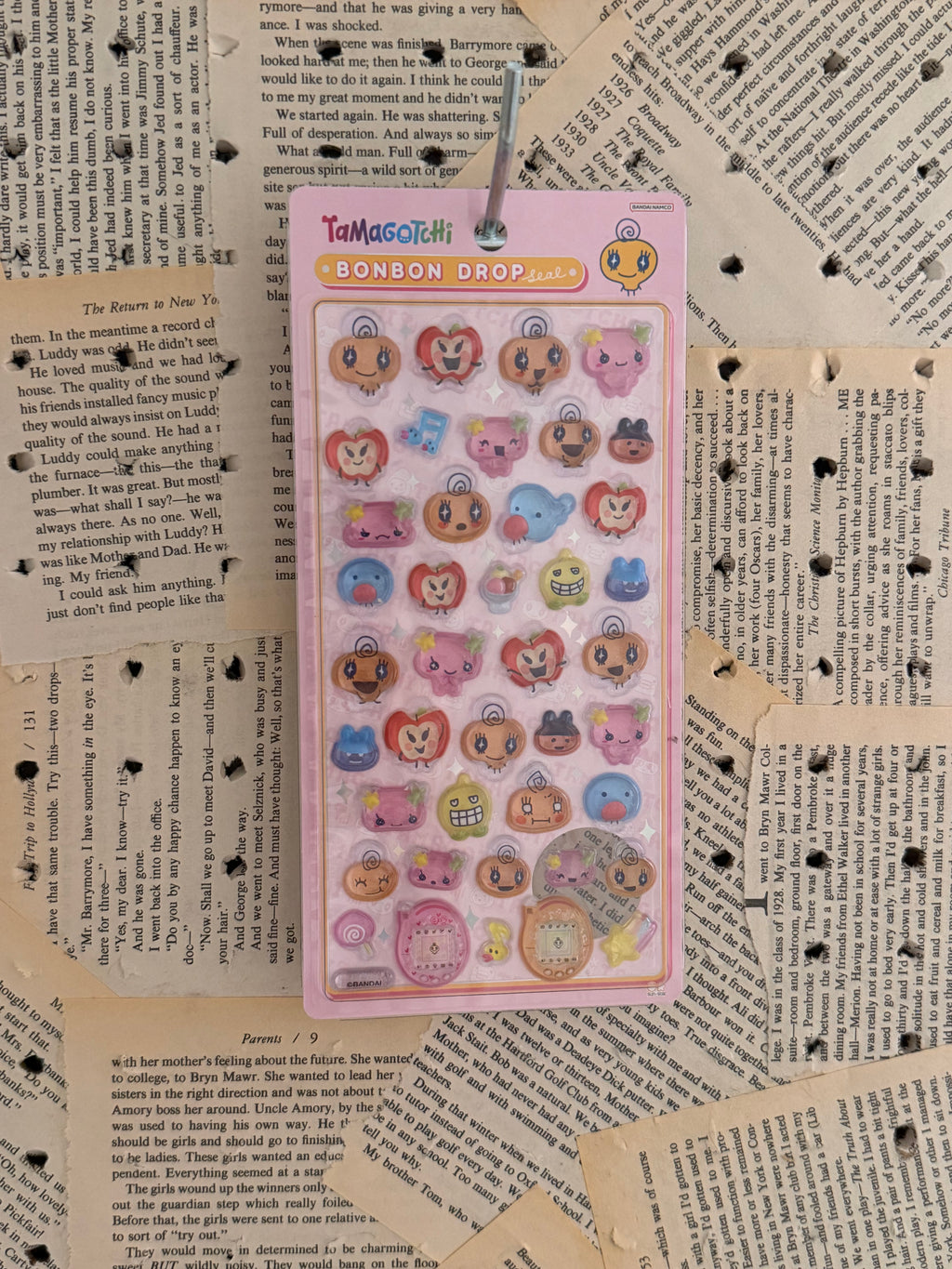 Sun-Star Bonbon Drop Sticker Sheet Tamagotchi