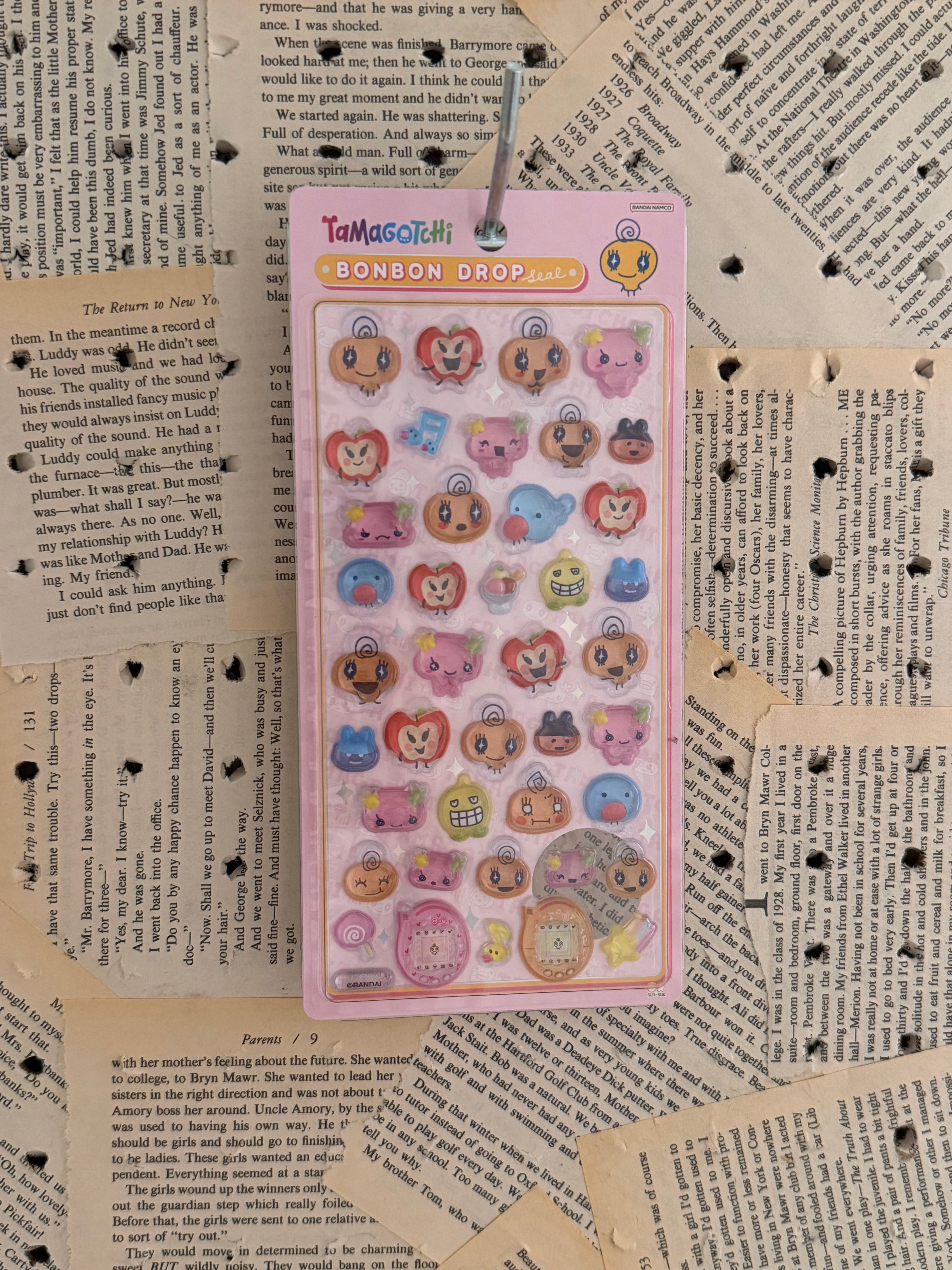 Sun-Star Bonbon Drop Sticker Sheet Tamagotchi