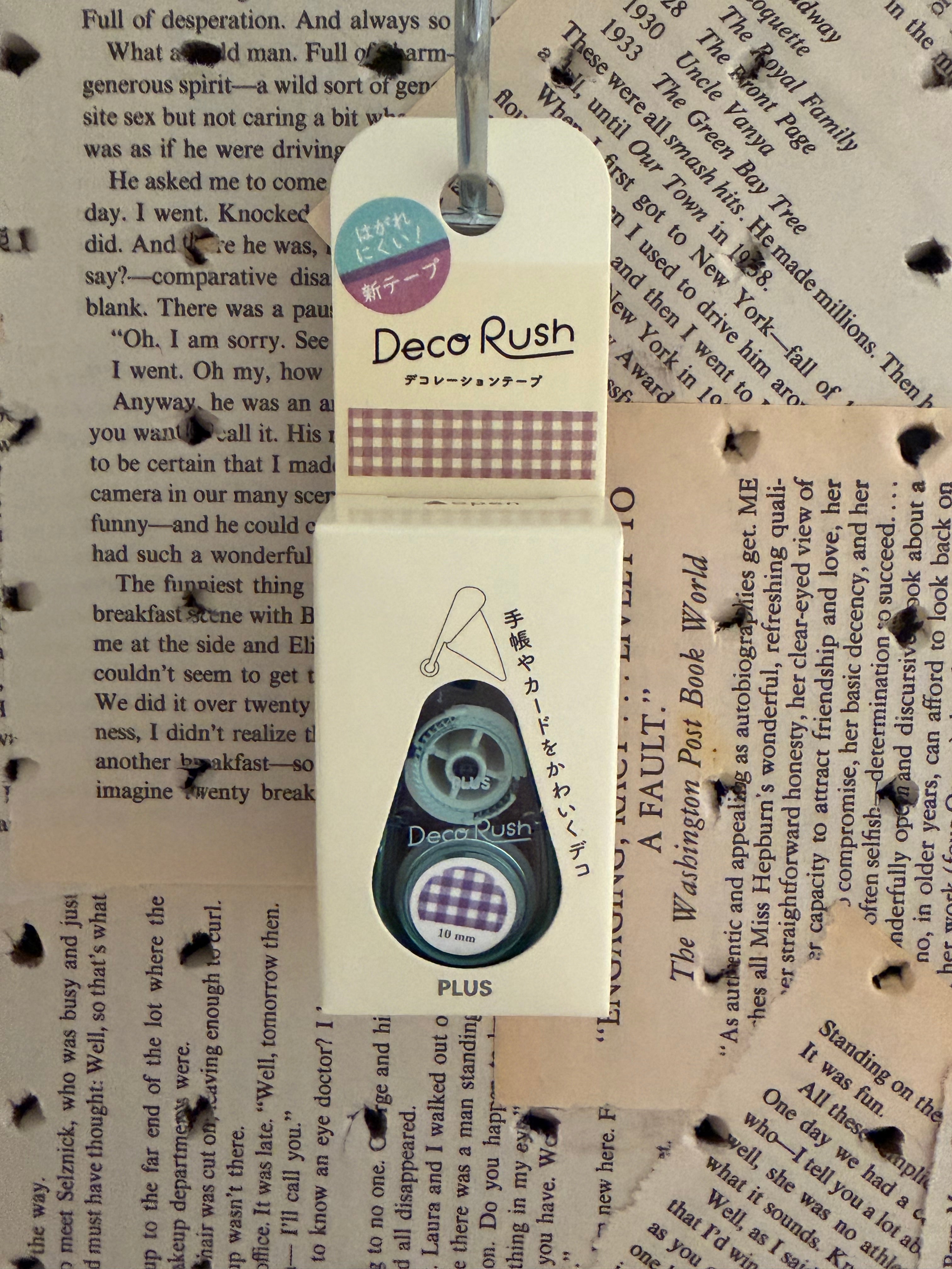 Deco Rush Gingham Check Tape