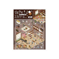 BGM Diorama 2.5D Miniature Room Sticker - Cafe