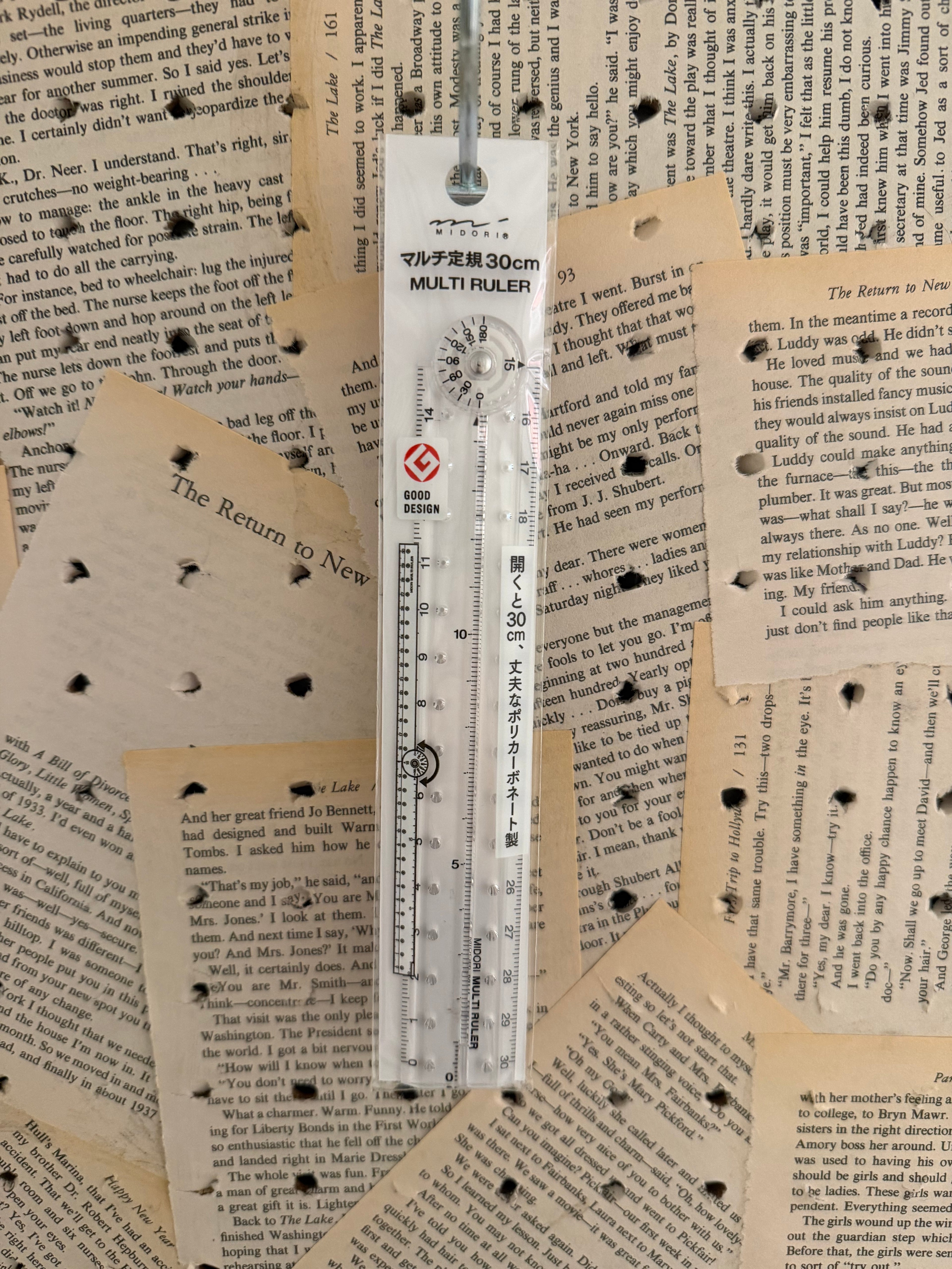 Midori Multi Ruler 30cm Clear