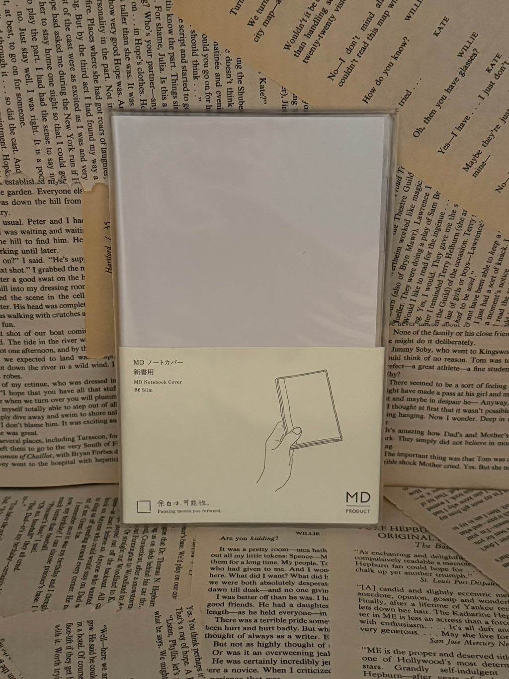 MD Notebook Clear Cover B6 Slim